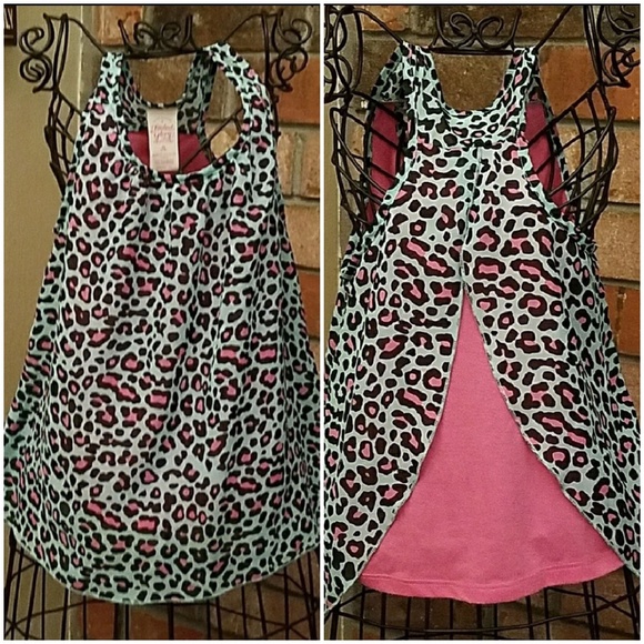 Faded Glory Other - Girls leopard print tank top medium 7 to 8